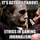 Illustration for article titled Gamergates ethics in gaming journalism claim debunked by use of journalism